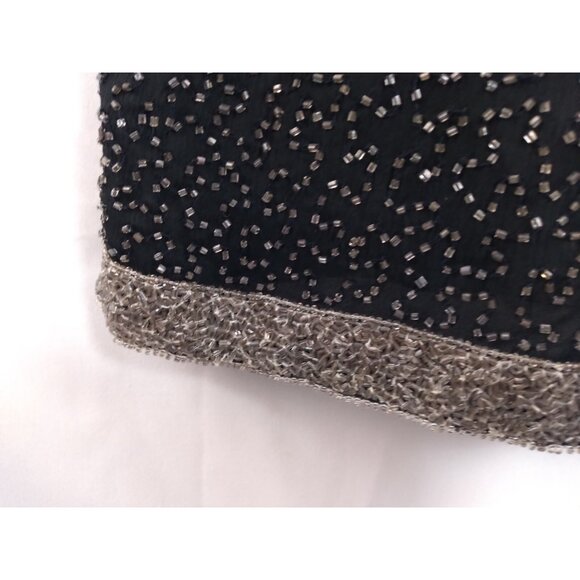 Vtg. Stenay MidCentury Style Silk Shell Beaded Formal Cocktail Midi Dress Sz 8 - Picture 10 of 16